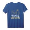 50. Geburtstag Geschenk für Frauen Jahrgang 1973 - Birthday Queen Krone T-Shirt für Damen & Geburtstagsparty