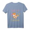 Kinder T-Shirt 2024 - Ich werde große Cousine mit Füchsen Design, Perfekt als Geschenk für zukünftige große Cousine