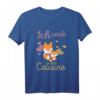 Kinder T-Shirt 2024 - Ich werde große Cousine mit Füchsen Design, Perfekt als Geschenk für zukünftige große Cousine