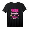 Big Cousin of Twins 2022 Schwangerschaft Ankündigung T-Shirt – Perfektes Geschenk für Babypartys & Geschlechtsoffenbarungen
