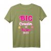 Big Cousin of Twins 2022 Schwangerschaft Ankündigung T-Shirt – Perfektes Geschenk für Babypartys & Geschlechtsoffenbarungen