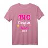 Big Cousin of Twins 2022 Schwangerschaft Ankündigung T-Shirt – Perfektes Geschenk für Babypartys & Geschlechtsoffenbarungen