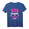 Big Cousin of Twins 2022 Schwangerschaft Ankündigung T-Shirt – Perfektes Geschenk für Babypartys & Geschlechtsoffenbarungen