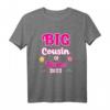 Big Cousin of Twins 2022 Schwangerschaft Ankündigung T-Shirt – Perfektes Geschenk für Babypartys & Geschlechtsoffenbarungen