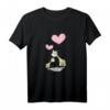 Große Cousine Giraffen Geschenk Idee - Süßes T-Shirt für angehende große Cousinen mit Herzballons