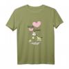 Große Cousine Giraffen Geschenk Idee - Süßes T-Shirt für angehende große Cousinen mit Herzballons