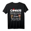Cookie Baking Team Tester Gingerbread Christmas T-Shirt – Lustiges Weihnachtsgeschenk für Familie und Freunde mit Humor