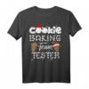 Cookie Baking Team Tester Gingerbread Christmas T-Shirt – Lustiges Weihnachtsgeschenk für Familie und Freunde mit Humor