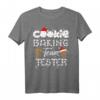 Cookie Baking Team Tester Gingerbread Christmas T-Shirt – Lustiges Weihnachtsgeschenk für Familie und Freunde mit Humor