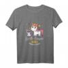 Große Cousine 2021 T-Shirt mit Einhorn - Perfektes Geschenk zur Baby-Party, Geburt & Baby-Shower für werdende Cousinen