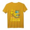Kinder Ich Werde Großer Cousin 2024 T-Shirt mit Bagger – Perfektes Geschenk zur Schwangerschaftsankündigung & für zukünftige große Cousins