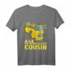 Kinder Ich Werde Großer Cousin 2024 T-Shirt mit Bagger – Perfektes Geschenk zur Schwangerschaftsankündigung & für zukünftige große Cousins