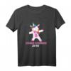 Große Cousine 2019 Dabbing Unicorn T-Shirt – Süßes Einhorn-Shirt als Geschenk für werdende Mütter, Töchter & Mädchen