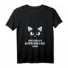 Katzenmama Damen T-Shirt mit V-Ausschnitt - Lustiges Geschenk für Katzenliebhaberinnen zum Geburtstag, Weihnachten und als Freundschaftsgeschenk