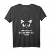 Katzenmama Damen T-Shirt mit V-Ausschnitt - Lustiges Geschenk für Katzenliebhaberinnen zum Geburtstag, Weihnachten und als Freundschaftsgeschenk