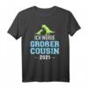 Ich werde großer Cousin 2021 T-Shirt – Originelles Dinosaurier Geschenk für den Familienzuwachs