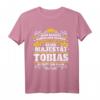 Tobias Name Lustiges Majestät Shirt - Personalisierte König-Motiv T-Shirt Geschenk für Männer zum Geburtstag, Weihnachten, Festival & Party