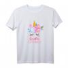 Großer Cousine Geschenk Ankündigung Baby Geburt Einhorn T-Shirt – Perfekt für Babyparty, Baby Shower und Familienfeiern
