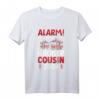 Kinder Alarm Ich werde Großer Cousin 2024 Feuerwehr T-Shirt – Perfektes Geschenk zur Geburt, Baby-Party & Schwangerschaftsverkündung