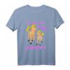 Ich werde eine Große Cousine 2020 Pferde Geschenk T-Shirt – Süßes Outfit für werdende Cousinen & Familienfreude