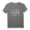 Ich werde Cousine 2021 - Lustiges Schwangerschafts-T-Shirt als Geschenk für werdende Cousine und Babyankündigung