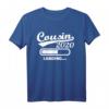 Cousin 2020 Loading Ladebalken T-Shirt – Witziges Familiengeschenk für Neugeborene, Geschwister und Verwandte