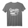 Cousin 2020 Loading Ladebalken T-Shirt – Witziges Familiengeschenk für Neugeborene, Geschwister und Verwandte