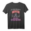 Bin vielleicht klein aber ich bin bald eine große Cousine T-Shirt – Persönliches Familiengeschenk für kleine und zukünftige große Cousinen