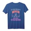 Bin vielleicht klein aber ich bin bald eine große Cousine T-Shirt – Persönliches Familiengeschenk für kleine und zukünftige große Cousinen