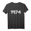 Vintage Retro 1974 T-Shirt - Perfektes Geburtstagsgeschenk für 1974 Geborene und Nostalgie-Liebhaber