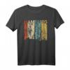 Hamburg Retro Silhouette T-Shirt - Liebe zur Reeperbahn, Hafen & Elbe, Perfektes Geschenk für Hamburg-Fans