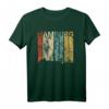 Hamburg Retro Silhouette T-Shirt - Liebe zur Reeperbahn, Hafen & Elbe, Perfektes Geschenk für Hamburg-Fans