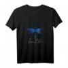 Damen Libelle Tattoomotiv Sommer Breathe Meditation Yoga T-Shirt mit V-Ausschnitt – Perfekt für Entspannung, Frühling & Sommer, Geschenkidee für Frauen
