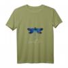 Damen Libelle Tattoomotiv Sommer Breathe Meditation Yoga T-Shirt mit V-Ausschnitt – Perfekt für Entspannung, Frühling & Sommer, Geschenkidee für Frauen