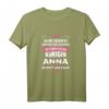 Anna Vorname Königin Lustiges Namens-T-Shirt – Personalisierte Geschenkidee für Frauen, Freundinnen, Töchter & Familienmitglieder