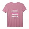 Anna Vorname Königin Lustiges Namens-T-Shirt – Personalisierte Geschenkidee für Frauen, Freundinnen, Töchter & Familienmitglieder