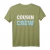 Cousin Crew T-Shirt in Blau – Perfektes Familien-Shirt für Cousins, Cousinen & Verwandte zum gemeinsamen Feiern