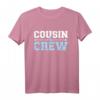 Cousin Crew T-Shirt in Blau – Perfektes Familien-Shirt für Cousins, Cousinen & Verwandte zum gemeinsamen Feiern