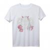Teufelshorn Totenkopf Mädchen Rosen T-Shirt – Perfektes Gothic Geschenk für Halloween, Geburtstag & Vintage-Style