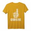 HapDeer T-Shirt für Cousine - Nummer 1 Cousine Geschenk mit Vintage Grafik für Familienfeste & Geburtstage