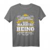 Heino Name Lustiges Majestät Shirt - Personalisierte Geschenkidee für Männer mit Humor, Geburtstag, Weihnachten, Festival & Party