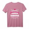 Sandra Name Lustiges Königin Shirt mit Krone – Personalisiertes Geschenk für Frauen, Mutter, Tante, Tochter, Schwester, Oma & mehr für Geburtstag, Weihnachten, Festival oder Party