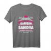 Sandra Name Lustiges Königin Shirt mit Krone – Personalisiertes Geschenk für Frauen, Mutter, Tante, Tochter, Schwester, Oma & mehr für Geburtstag, Weihnachten, Festival oder Party