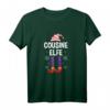 Cousine Elfe Elfen Partnerlook T-Shirt für Weihnachten - Festliches Outfit für Weihnachtsfotos & Familienfeiern