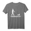 Dackel Führungskraft Teckel Hunde Papa Herrchen T-Shirt – Lustiges Hundebesitzer-Shirt für Dackelliebhaber & Gassi-Gänger