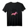 Dackel T-Shirt Damen mit Spruch – Glück kann man nicht anfassen, aber seinen Dackel streicheln – Perfekt für Hundeliebhaberinnen & Frauchen