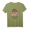 Dackel T-Shirt Damen mit Spruch – Glück kann man nicht anfassen, aber seinen Dackel streicheln – Perfekt für Hundeliebhaberinnen & Frauchen