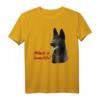 Deutscher Schäferhund T-Shirt mit Schwarzem Schäferhund - Perfektes Hundeliebhaber-Shirt für Fans und Hundetrainer