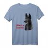 Deutscher Schäferhund T-Shirt mit Schwarzem Schäferhund - Perfektes Hundeliebhaber-Shirt für Fans und Hundetrainer
