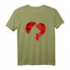 German Shepherd Love Valentinstag T-Shirt – Deutscher Schäferhund Herz Geschenk für Hundemama & -Papa zum Valentinstag